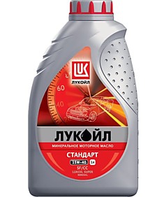 Масло ЛУКОЙЛ СУПЕР SAE 15W40, API SG/CD 1л